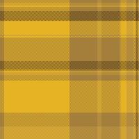 Contour textile fabric tartan, scarf texture pattern . Robe background seamless check plaid in amber color. vector