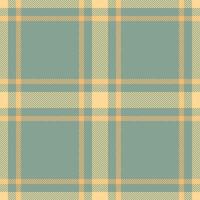 Motif tartan fabric background, comfort seamless pattern check. Advertisement textile plaid texture in pastel and amber colors. vector