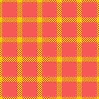 Vibrant coral and gold plaid pattern. Perfect for textile design, website backgrounds, or any project needing a cheerful, geometric design. Highresolution image ideal for print and digital use. vector