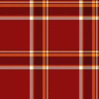 Vibrant red, orange, and white plaid pattern. Perfect for autumnal designs, textiles, or website backgrounds. Seamless repeat texture adds visual interest and warmth. vector