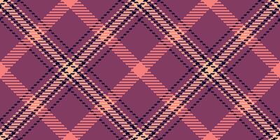 Platform texture pattern , card seamless textile background. Madras check plaid fabric tartan in pink and red colors. vector