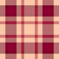 Purchase fabric tartan textile, customizable pattern background check. Checked plaid texture seamless in orange and red colors. vector