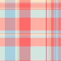 Nyc plaid seamless, vibrant texture pattern textile. Path background fabric check tartan in light and red colors. vector