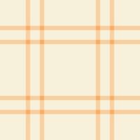 Elegant pastel orange plaid pattern on a creamy background. Perfect for website backgrounds, textile designs, stationery, or packaging. Simple, clean, and versatile design. vector