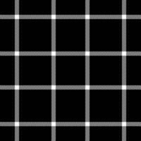 Ceremony texture background check, thin fabric textile seamless. Mother pattern tartan plaid in black and white colors. vector