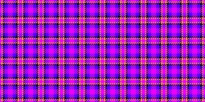 Hanukkah fabric plaid seamless, string texture check pattern. Fibre textile tartan background in bright and black colors. vector