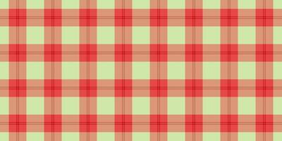 Vibrant red and pale green plaid pattern. Perfect for textile designs, website backgrounds, or scrapbooking projects. Clean, simple, and endlessly versatile. vector