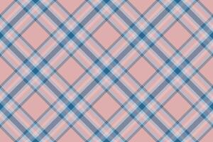 Tattersall plaid textile, full check tartan seamless. Festive texture fabric pattern background in light and cyan colors. vector