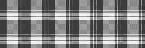 Inspiration texture fabric, carnival check background textile. Drapery plaid seamless pattern tartan in grey and white colors. vector