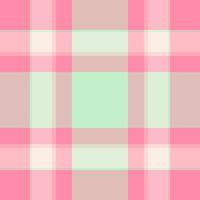 Season pattern background seamless, shabby textile check . Suit plaid texture fabric tartan in light and red colors. vector