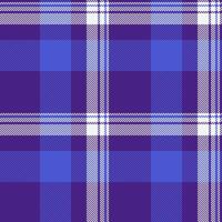Vibrant purple and blue plaid pattern. Perfect for textile designs, website backgrounds, or fashion projects. Seamless repeat texture adds visual interest and style. vector