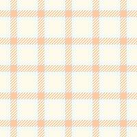 Soft peach and pale blue plaid pattern. Elegant, subtle texture ideal for backgrounds, textiles, or website design. Evokes feelings of calmness and understated sophistication. vector