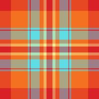 Advertising seamless plaid tartan, page textile background. Rural check pattern texture fabric in pastel and red colors. vector