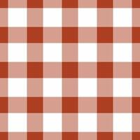 Rustic yet modern, this seamless terracotta and blush gingham pattern offers a versatile design for various applications. vector