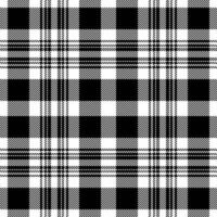 Stylish black and white plaid pattern. Perfect for textile design, apparel, website backgrounds, or any project needing a classic, timeless texture. Highresolution seamless repeat. vector