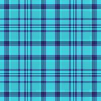 Vibrant teal and navy plaid pattern. Perfect for textile design, website backgrounds, or fashion projects. This seamless texture offers a modern, geometric feel, evoking a sense of order and style. vector