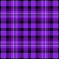 Customize check pattern, printing textile tartan background. Living room fabric seamless texture plaid in violet and black colors. vector