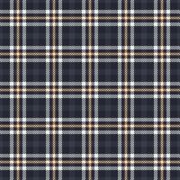 Tone fabric background check, strong textile pattern. Net tartan texture plaid seamless in dark and white colors. vector