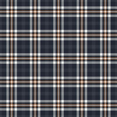Tone fabric background check, strong textile pattern. Net tartan texture plaid seamless in dark and white colors.