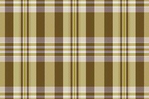 Premium tartan check fabric, detailed seamless background. Tailor texture textile pattern plaid in yellow and light colors. vector