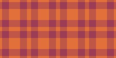 Vibrant autumnal plaid pattern in rich orange and maroon tones. Perfect for fallthemed designs, website backgrounds, textile prints, or crafting projects. Clean, simple, and versatile. vector