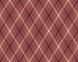 Elegant diagonal plaid pattern in muted burgundy and beige tones. Perfect for textile design, website backgrounds, or autumnal themed projects. Seamless repeat for versatile use. vector