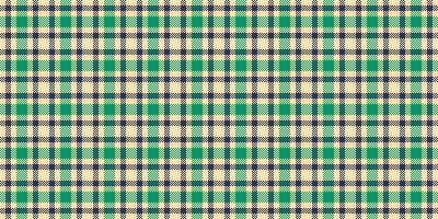 Vibrant green and cream plaid pattern, perfect for textile design, website backgrounds, or fashion projects. vector