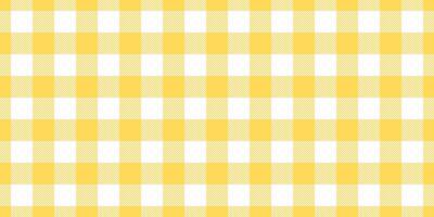 Sunny yellow and white gingham pattern. Perfect for backgrounds, website design, fabric prints, or adding a cheerful, retro touch to your projects. vector