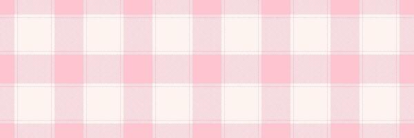 Soft pink and white gingham pattern. Perfect for backgrounds, textiles, or scrapbooking projects. A delicate and sweet design, conveying feelings of femininity and gentle charm. vector
