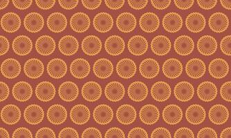 Elegant repeating pattern of swirling circular motifs in warm, earthy tones. Perfect for textile design, wallpaper, website backgrounds, or any project needing a sophisticated, autumnal aesthetic. vector