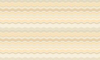Elegant seamless wavy stripes pattern in soft pastel beige tones. Perfect for textile design, wallpaper, website backgrounds, or any project needing a subtle, sophisticated texture. vector