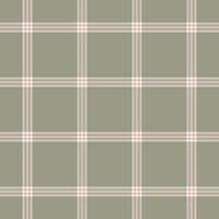 Elegant sage green and blush pink plaid pattern. Perfect for textile design, website backgrounds, or stationery. Subtle yet stylish, this seamless texture offers a versatile aesthetic. vector