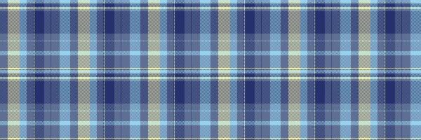 Professional pattern background tartan, uk texture seamless fabric. Panel textile check plaid in blue and cyan colors. vector