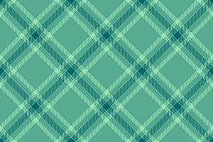 Seamless teal and mint green plaid pattern. Perfect for textile designs, backgrounds, or website designs. vector