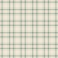 Elegant cream and sage green plaid pattern. Perfect for textile design, website backgrounds, or crafting projects. vector