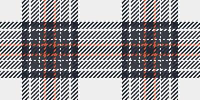 Decorate check tartan textile, artwork seamless texture fabric. Spring pattern plaid background in dark and white colors. vector
