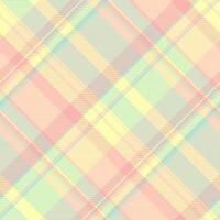 Genuine seamless fabric textile, repetitive pattern tartan texture. Style plaid check background in light and lime colors. vector