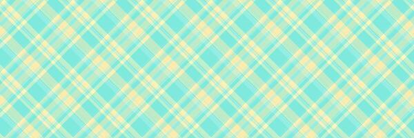 Mixed check textile pattern, layout background texture seamless. Uk plaid fabric tartan in light and teal colors. vector