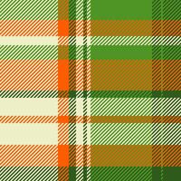 Marketing seamless check fabric, bag pattern texture . Product textile plaid tartan background in green and light colors. vector