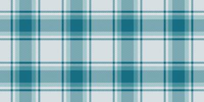 Serene teal and gray plaid pattern. Perfect for textile design, websites, or branding projects. Clean, minimalist style evokes feelings of calm and order. vector
