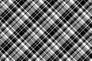 Stylish monochrome plaid pattern. Perfect for textile design, website backgrounds, or fashion illustrations. Clean lines and classic design ensure versatile use. vector