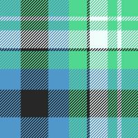 Purity pattern tartan, grunge fabric seamless check. Shape texture textile plaid background in green and cyan colors. vector