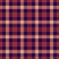 Stylish autumnal plaid pattern in rich burgundy, deep purple, and muted orange tones. Perfect for textile design, fall-themed projects, or creating a warm and inviting atmosphere. vector