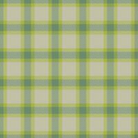 Grid plaid texture , quality check tartan seamless. Linen background pattern fabric textile in pastel and lime colors. vector