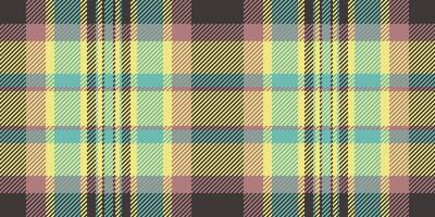 Vibrant pastel plaid pattern. Perfect for textile design, website backgrounds, or crafting projects. This cheerful, seamless texture evokes feelings of warmth and comfort. vector