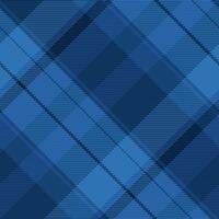 Stylish diagonal plaid pattern in shades of blue. Perfect for textile design, website backgrounds, or modern branding. vector