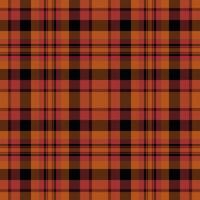 Famous seamless background texture, celebrate fabric check . Graph textile tartan pattern plaid in red and orange colors. vector