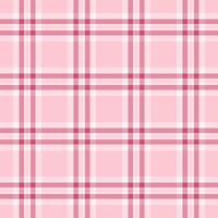 Pretty pink and red plaid pattern. Perfect for textile design, website backgrounds, or crafting projects. This seamless texture evokes feelings of sweetness and femininity. vector