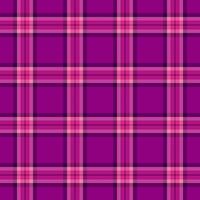 Vibrant purple and pink plaid pattern. Perfect for textile design, fashion, website backgrounds, or scrapbooking. Seamless repeat texture offers endless design possibilities. vector