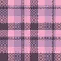Tradition plaid check , diagonal seamless texture pattern. Diverse background tartan fabric textile in pastel and pink colors. vector